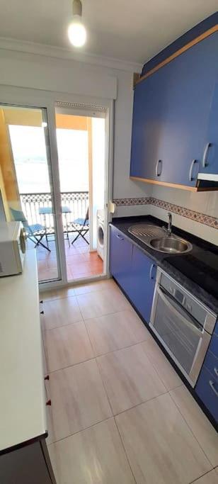 Apartamento Vistas Al Mar Con Piscina Y Terraza Foz Kültér fotó