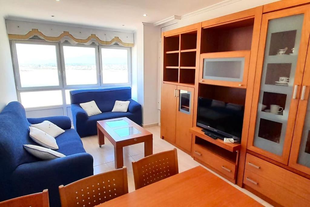 Apartamento Vistas Al Mar Con Piscina Y Terraza Foz Kültér fotó