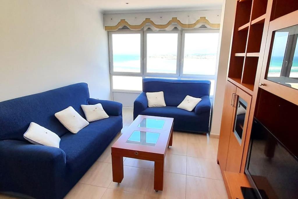 Apartamento Vistas Al Mar Con Piscina Y Terraza Foz Kültér fotó
